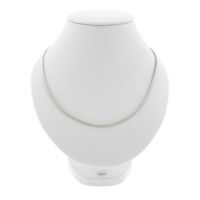 Silver snake link chain | 42 cm