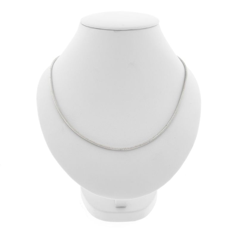 Image 1 of Silver snake link chain | 42 cm