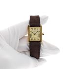 Image 9 of Cartier Tank Vermeil 'Large' 590005; Vintage Unisex Watch with Papers