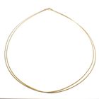 Image 5 of 18-karat gold omega necklace; double | 50 cm