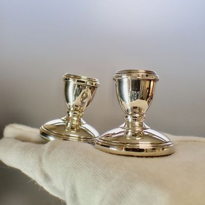 Set of silver candlesticks | English Image 2 of Set of silver candlesticks | English