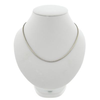 White gold herringbone link chain Image 1 of White gold herringbone link chain