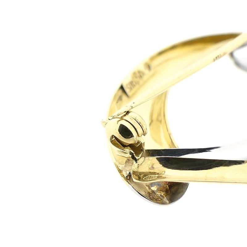Image 6 of Bicolor Gold Brooch; 14 Karat