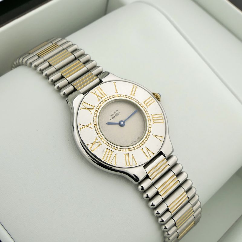 Image 14 of Cartier 'Must de Cartier 21' 9010; Bicolor dames horloge