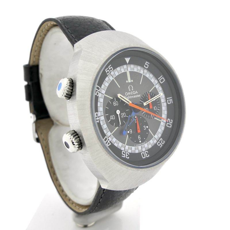 Image 3 of Omega Flightmaster 145.036; Vintage chronograaf piloten horloge