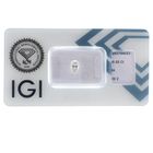 Image 1 of 0.55 ct. Pear cut diamond H/ SI2 + IGI Certificate - Natural diamond