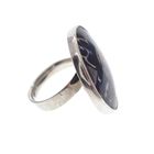 Image 5 of Silver ring with shell combination