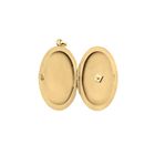 Image 10 of 18K Two-tone medallion pendant with rose-cut diamonds | 0.03 ct.