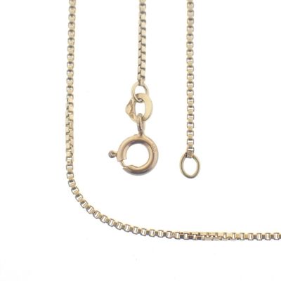Image 1 of Golden Venetian link chain | 47 cm