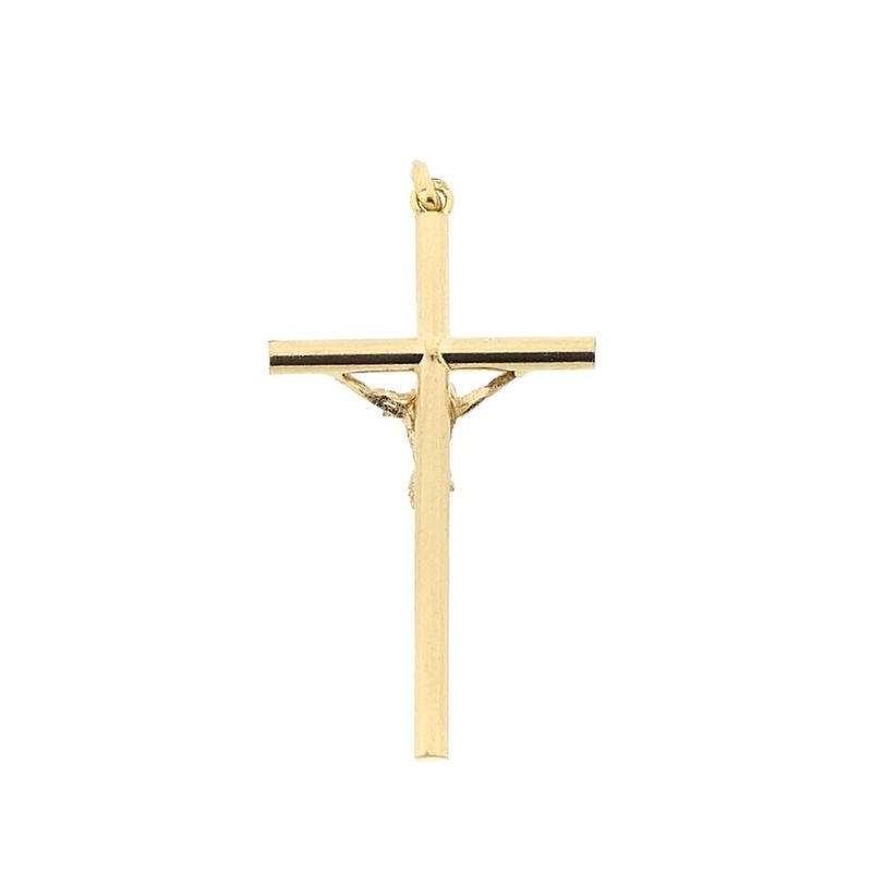 Image 6 of Gold pendant of a cross with corpus