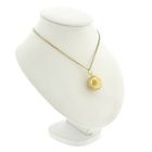 Image 8 of Two-tone gold globe pendant