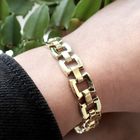 Image 2 of Gold fantasy link bracelet