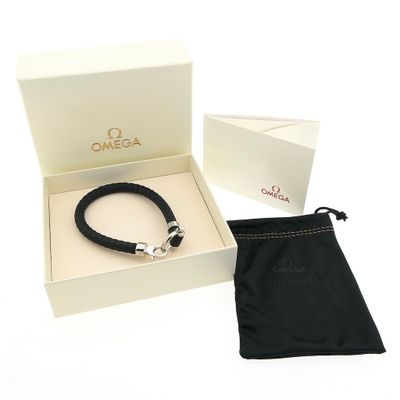Image 2 of OMEGA Sailing Bracelet; Black; Rubber; XL 23 cm