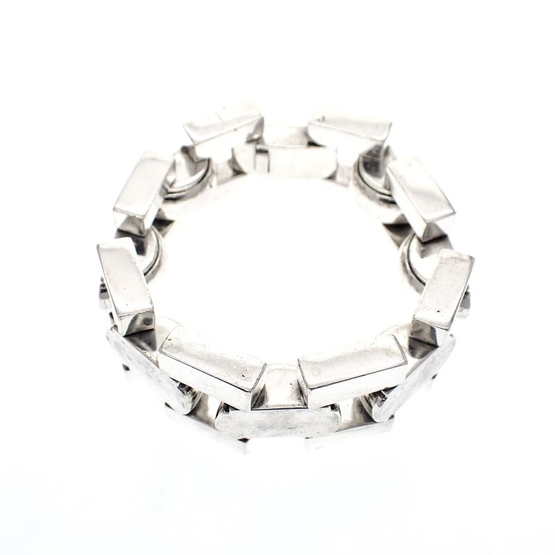 Image 5 of Solid silver bracelet.