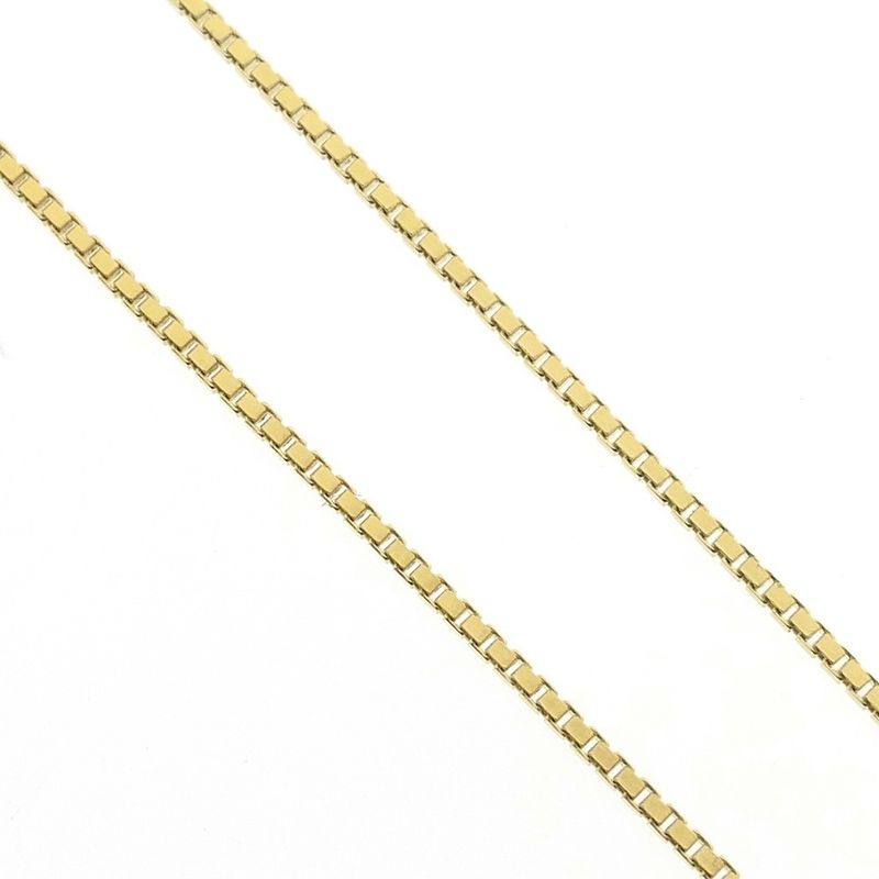 Image 3 of Golden Venetian link chain | 71 cm