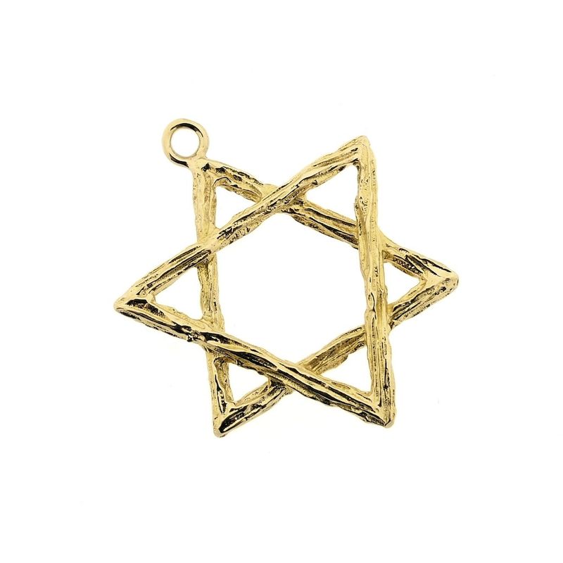Image 5 of Gold pendant of a Star of David