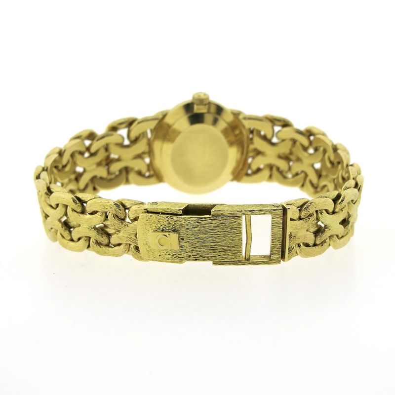 Image 12 of Omega Geneva Bracelet Watch; 18k Gold Women's Watch