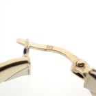 Image 7 of Two-tone gold earrings with charms and zirconia | Ø 23.0 mm