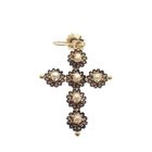 Image 1 of Gold Victorian pendant of a cross with pearl