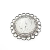 Silver brooch Wilhelmina | 1892