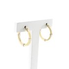 Image 2 of Two-tone gold earrings | Ø 19.0 mm
