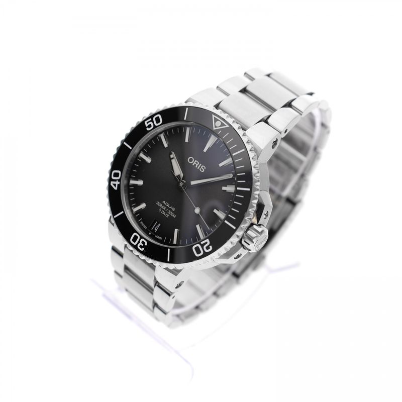 Afbeelding 3 van Oris Aquis Date '5-Days' 0140077694154; Automatisch Heren Horloge