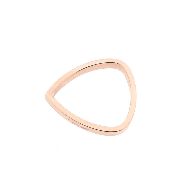 Afbeelding 8 van Jeunesse roségouden ring met diamant; 0,01 ct.