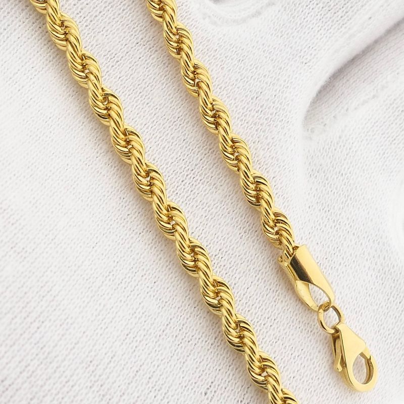 Image 8 of Golden Twisted Link Bracelet