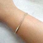 Image 2 of Gold bar link bracelet