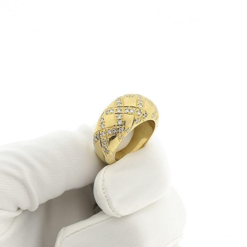 Image 8 of Gold ring with diamonds; 0.60 ct.