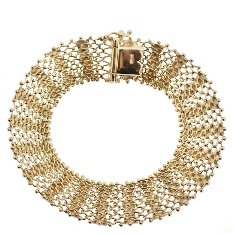 Image 6 of Vintage gold wide bracelet