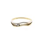 Image 3 of Bicolor Gold Ring with Zirconia