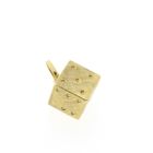 Image 4 of Gold pendant of a dice