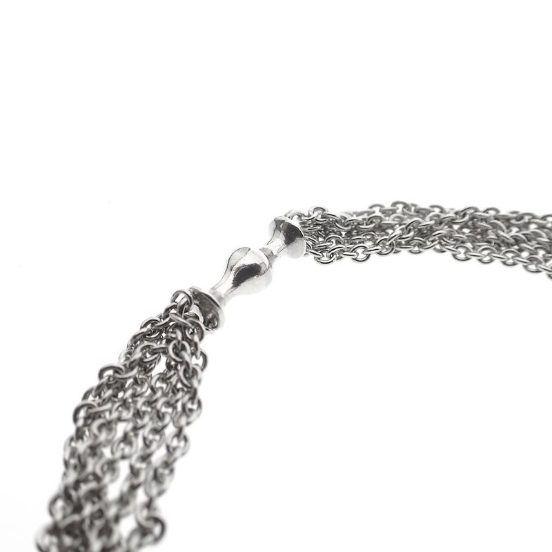 Image 5 of Pandora bracelet; Silver; Multi-Chain | 19 cm
