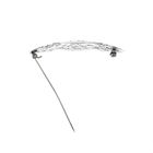 Image 7 of Silver brooch with floral motif