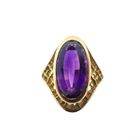 Image 7 of 18K Gold Ring with Amethyst | Vintage