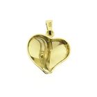 Image 4 of Gold heart pendant with diamond | 0.005 ct.