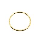 Image 8 of Gold Slave Bracelet with Engravings; Size M