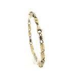 Image 1 of Two-tone gold Monte Carlo link bracelet | 21 cm
