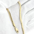 Image 10 of Gold S-link bracelet; 19 cm