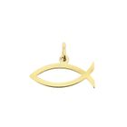 Image 1 of Gold pendant of an ichthus fish