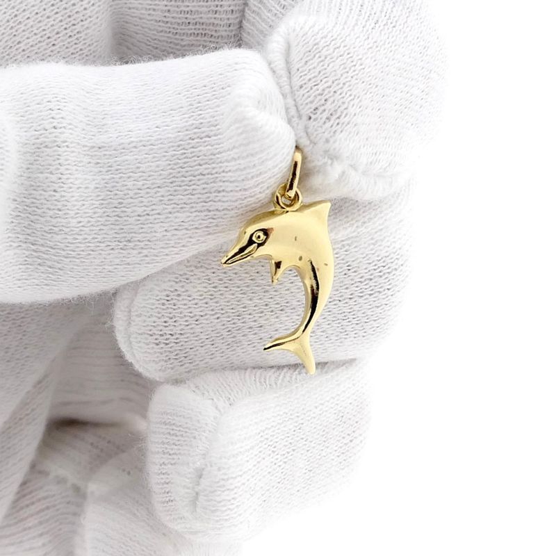 Image 10 of Golden dolphin pendant