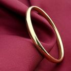 Image 2 of 8 carat smooth slave bracelet; Size M/L