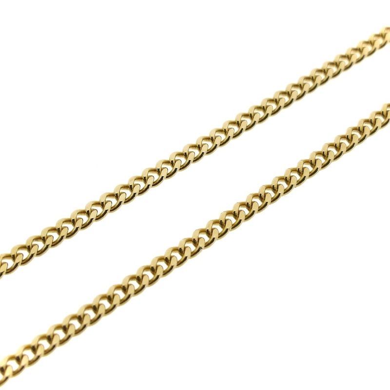 Image 4 of Gold gourmet link chain | 45.5 cm