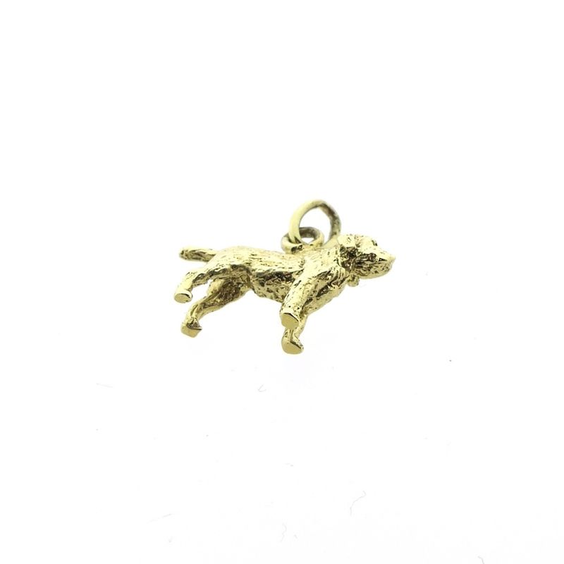 Image 4 of Gold pendant of a dog