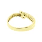 Image 5 of Golden fantasy ring with diamond 0.01 ct.