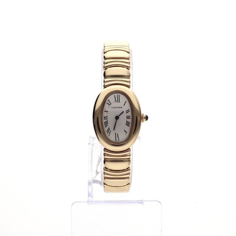 Image 1 of Cartier Baignoire 'Medium' 1950; 18k gold ladies' watch