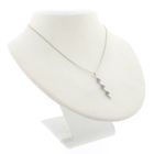 Image 7 of Silver pendant with purple zirconia stones