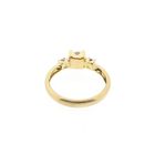 Image 6 of Vintage gold engagement ring with zirconia