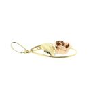 Image 9 of Two-tone gold pendant | Floral design